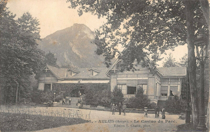 Carte postale ancienne Aulus Casino Du Parc