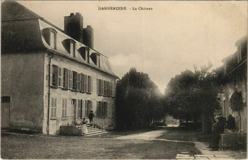 Carte postale ancienne Dannemoine Le Chateau France à Dannemoine