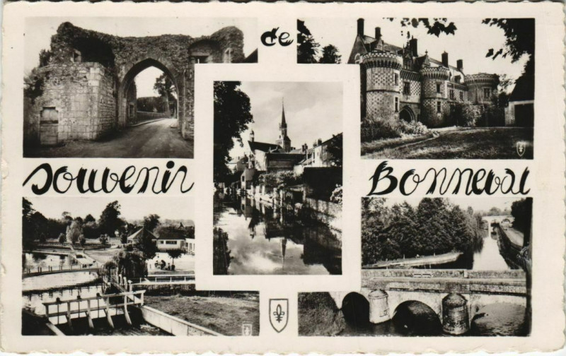 Carte postale ancienne Bonneval Scenes à Bonneval