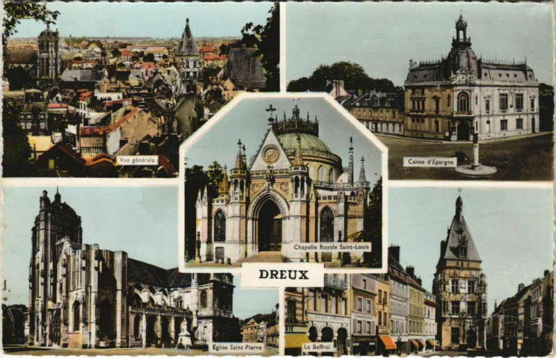 Carte postale ancienne Dreux Scenes à Dreux