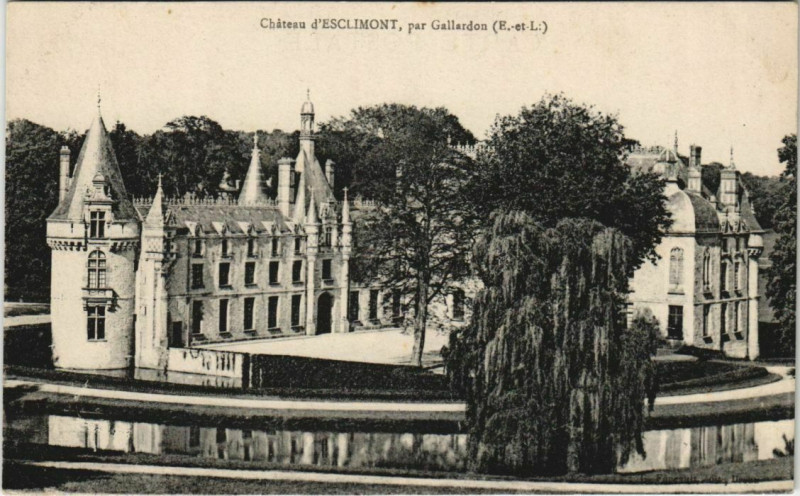 Carte postale ancienne Chateau d'Esclimont - par Gallardon à Gallardon