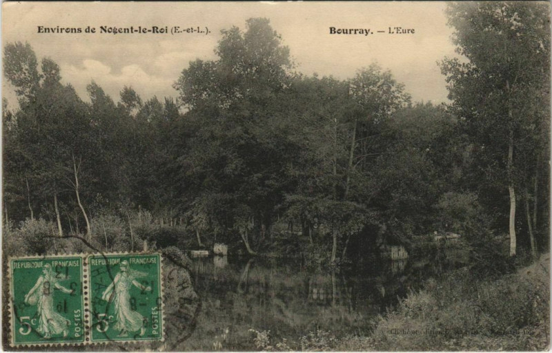 Carte postale ancienne Bourray L'Eure