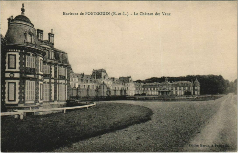 Carte postale ancienne Le Château des Vaux à Pontgouin