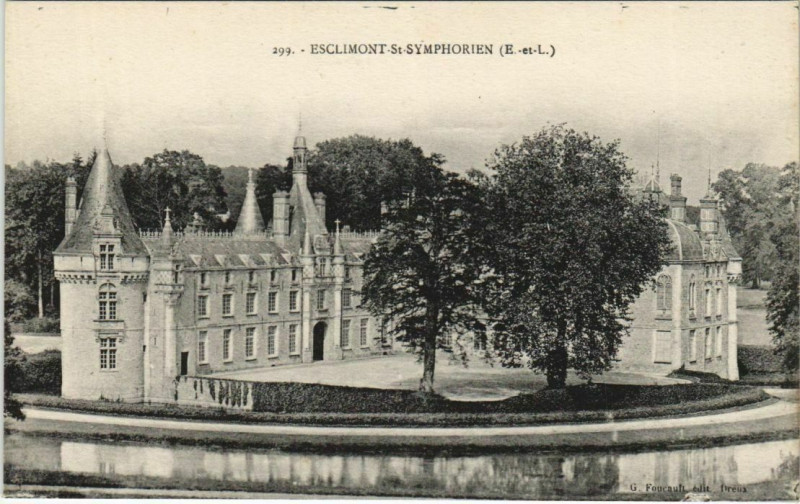 Carte postale ancienne Esclimont-Saint-Symphorien Chateau
