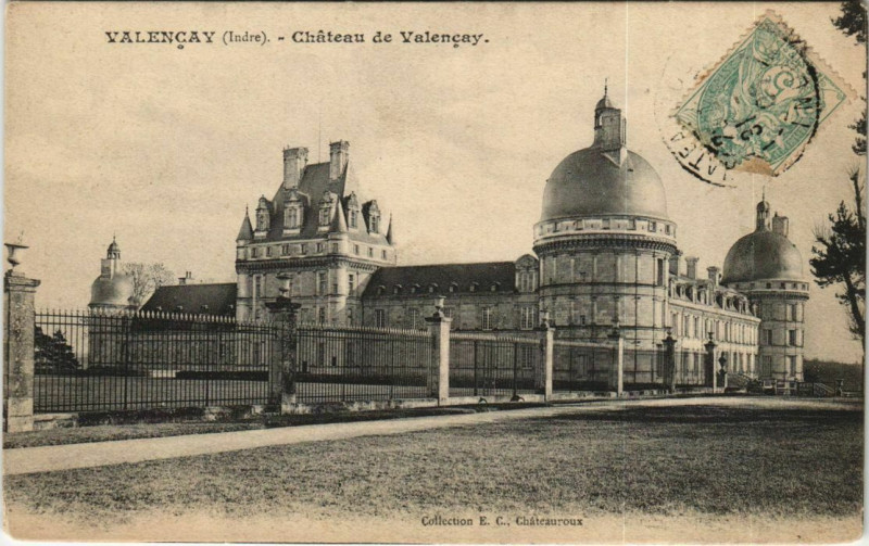 Carte postale ancienne Valencay Chateau France