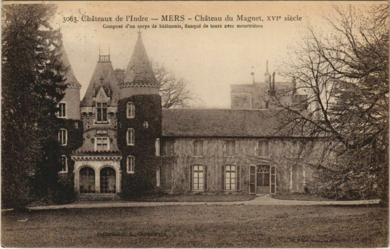 Carte postale ancienne Mers Chateau du Magnet France