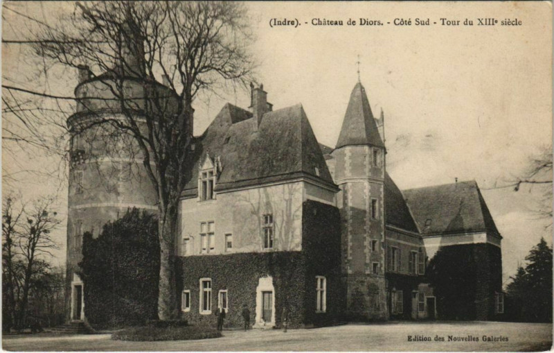Carte postale ancienne Chateau de Diors Cote Sud France à Diors