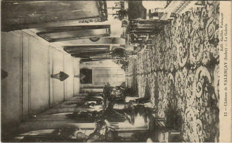 Carte postale ancienne Chateau de Valencay La Galerie France