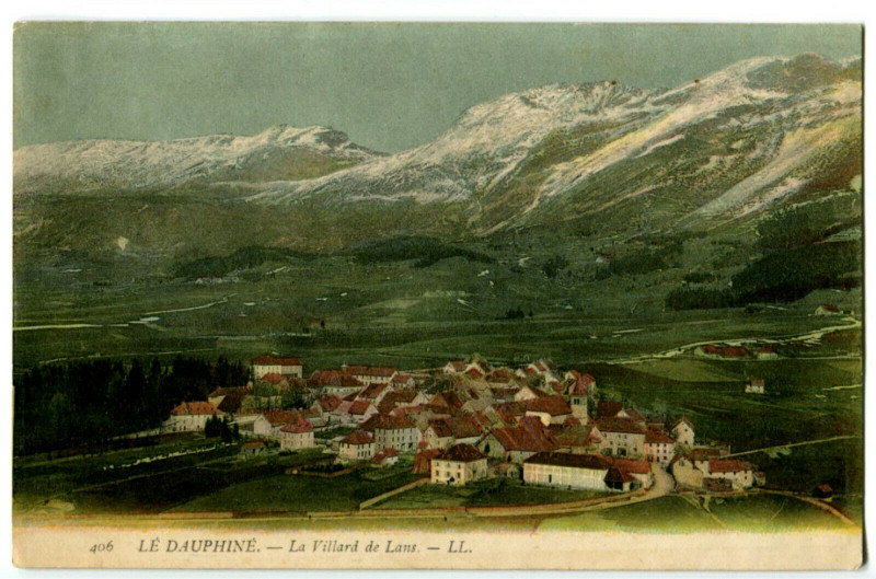 Carte postale ancienne Isère Villard-de-Lans à Villard-de-Lans