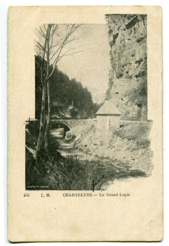 Carte postale ancienne Isère Chartreuse Le Grand Logis