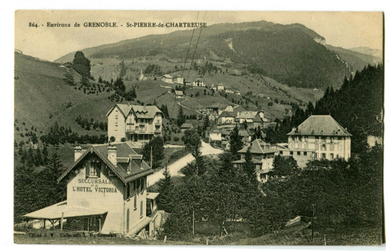 Carte postale ancienne Isère Saint-Pierre de Chartreuse à Saint-Pierre-de-Chartreuse