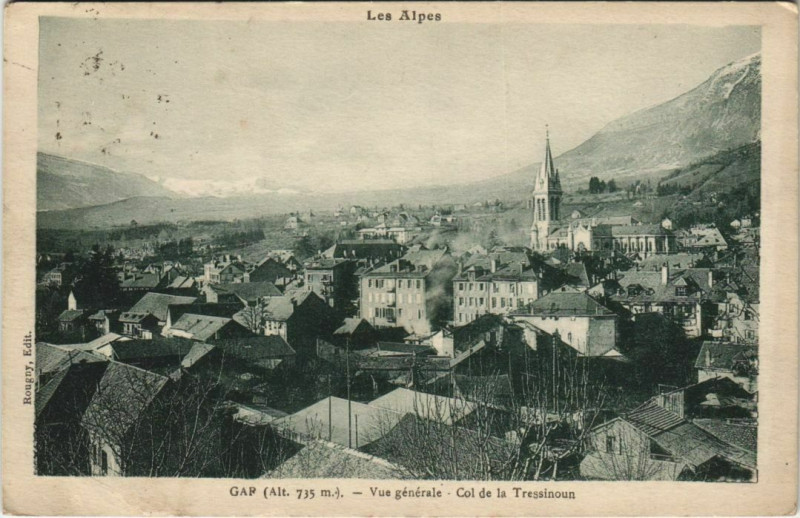 Carte postale ancienne Gap Vue Generale France à Gap