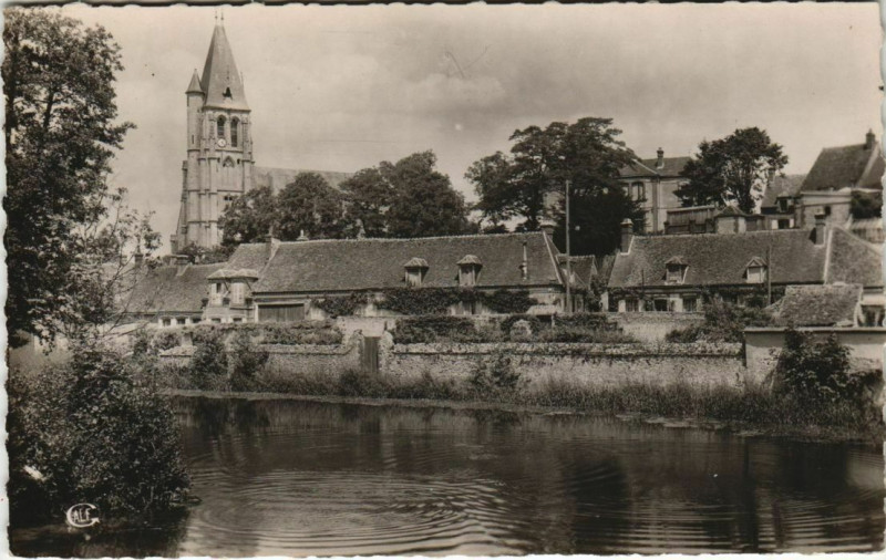 Carte postale ancienne Brezolles Vue Generale France à Brezolles