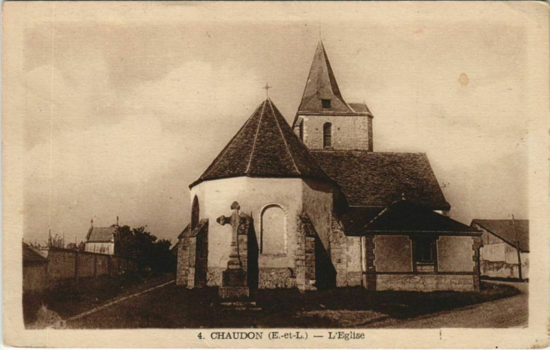 Carte postale ancienne Chaudon L'Eglise France à Chaudon