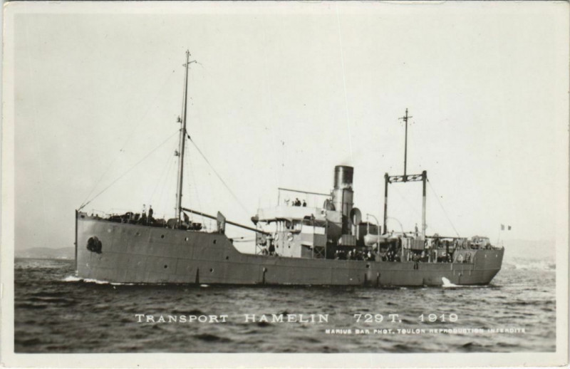 Carte postale ancienne Transport Hamelin Ships