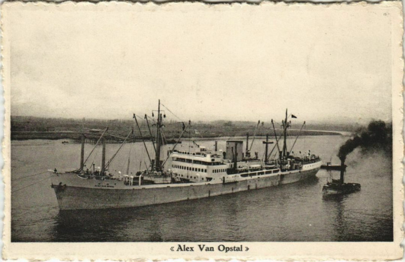 Carte postale ancienne Alex Van Opstal Ships