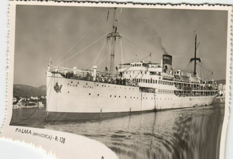 Carte postale ancienne Vapor Correo Plus Ultra Ships