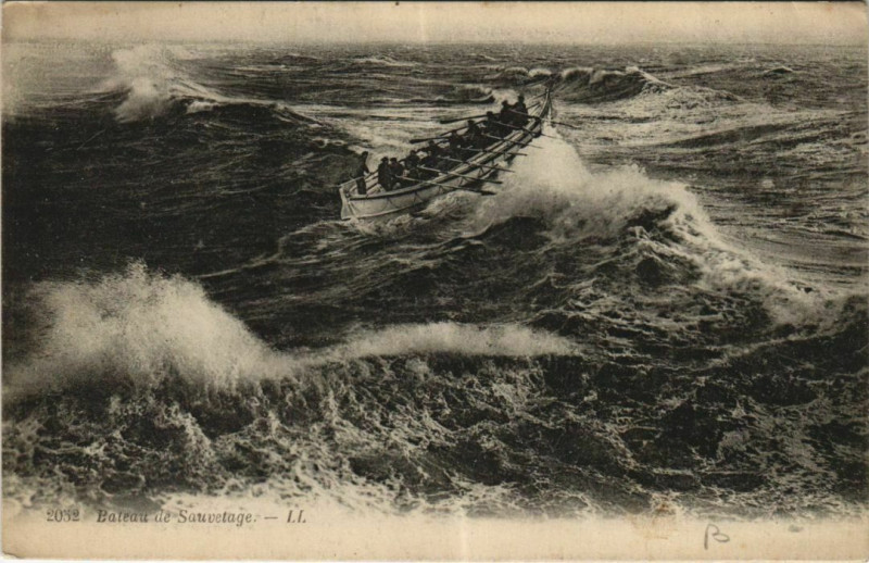 Carte postale ancienne Bateau de Sauvetage Ships