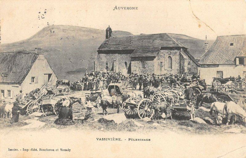 Carte postale ancienne Vassiviere Pelerinage