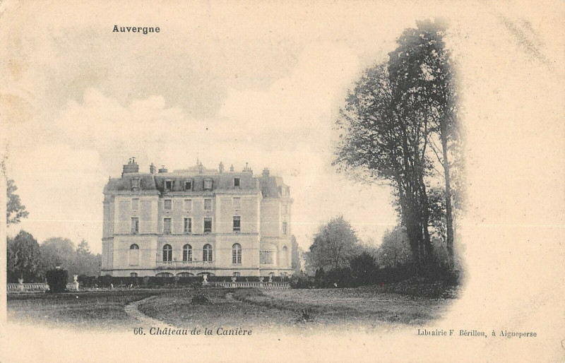 Carte postale ancienne Chateau De La Caniere