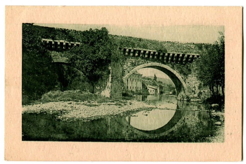 Carte postale ancienne Ardèche Privas Le Pont Louis Xiii à Privas