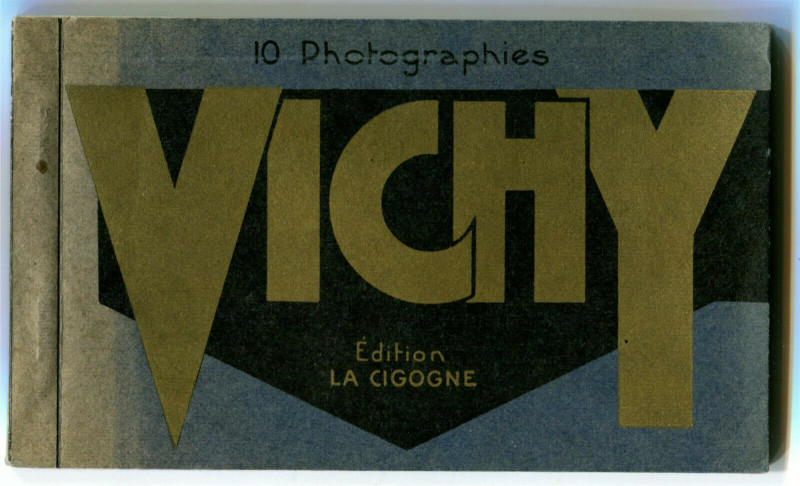 Carte postale ancienne Allier Vichy Carnet de 10 vues à Vichy