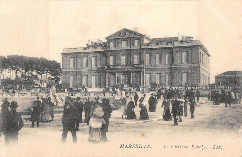 Carte postale ancienne Marseille Chateau Borely à Marseille