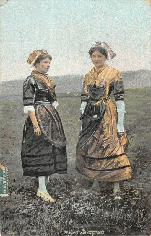 Carte postale ancienne Deux Auvergnates