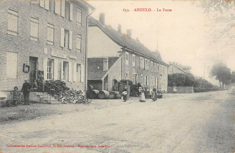 Carte postale ancienne Anould La Poste à Anould