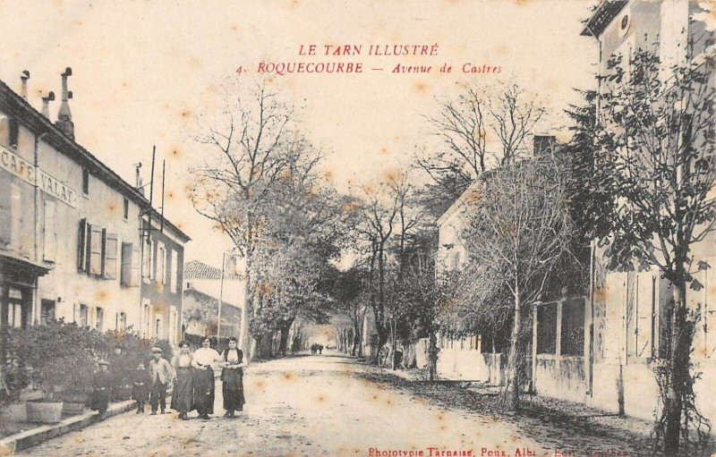 Carte postale ancienne Roquecourbe Grotte De La Veillee à Roquecourbe