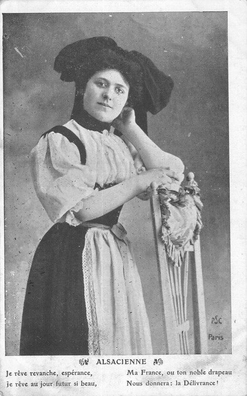 Carte postale ancienne Alsacienne