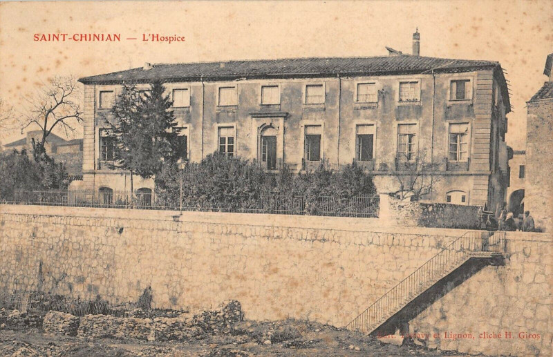 Carte postale ancienne Saint Chinian L'Hospice à Saint-Chinian