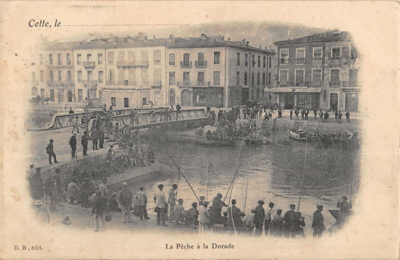 Carte postale ancienne Cette La Peche A La Dorade