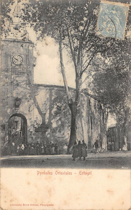 Carte postale ancienne Estagel à Estagel