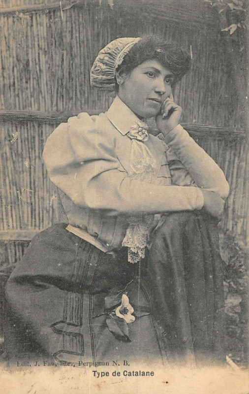 Carte postale ancienne Type De Catalane