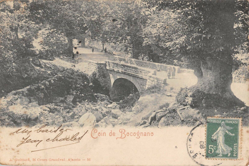 Carte postale ancienne 20 Corse Coin De Bocognano à Bocognano