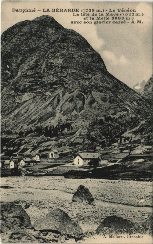 Carte postale ancienne La Berarde Le Veneon - Vue Panoramique