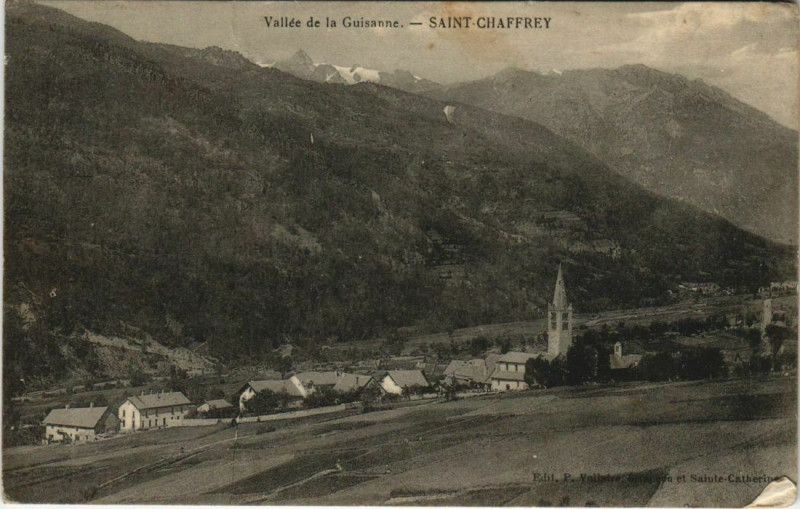 Carte postale ancienne Saint-Chaffrey Vue Panoramique