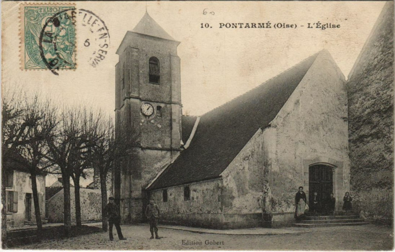 Carte postale ancienne Pontarme L'Eglise