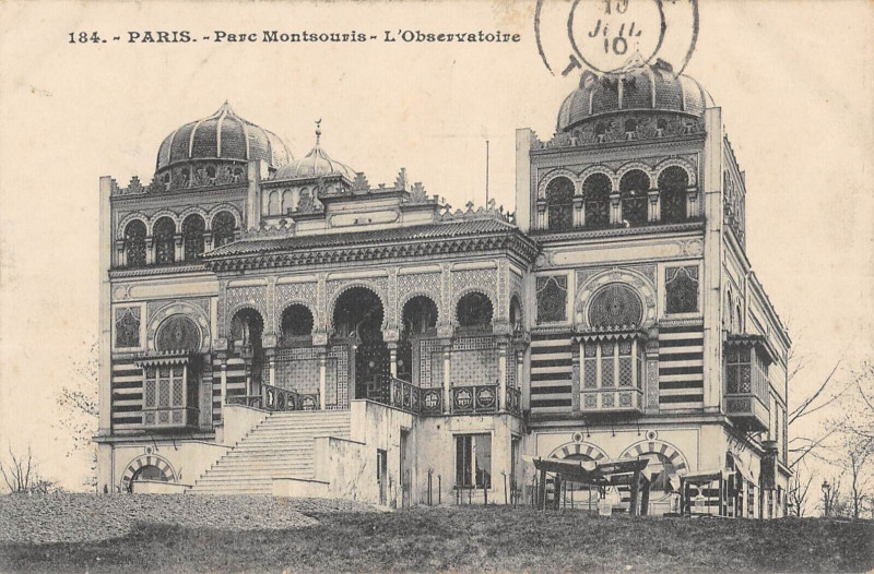 Carte postale ancienne Paris Parc Montsouris Observatoire à Paris 14e