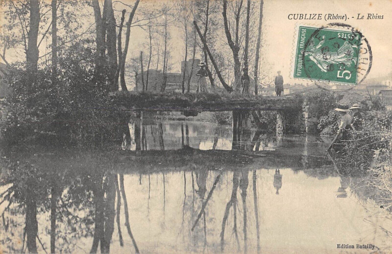 Carte postale ancienne Cublize Le Rhins à Cublize