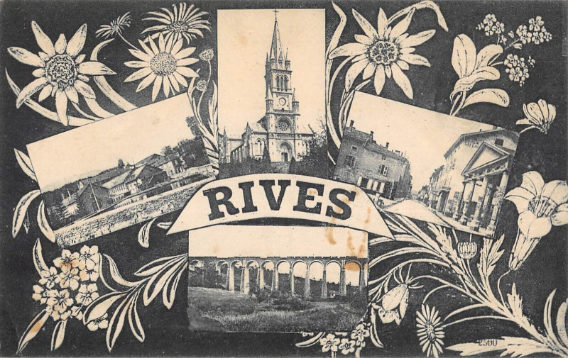 Carte postale ancienne Rives à Rives