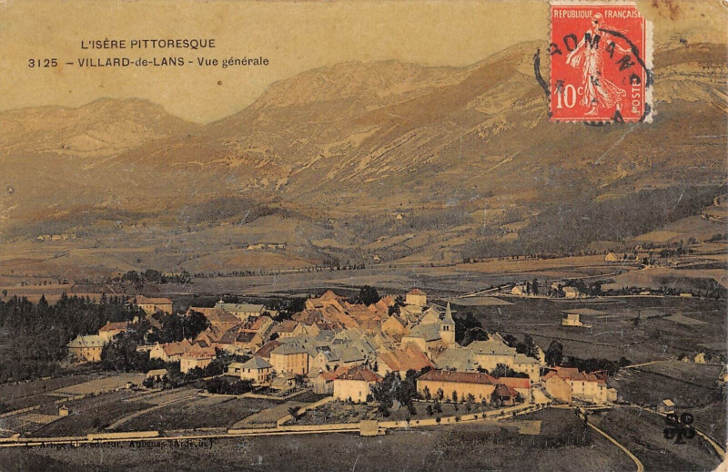 Carte postale ancienne Villard De Lans Vue Generale à Villard-de-Lans