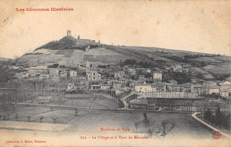 Carte postale ancienne Le Village De Mercurol