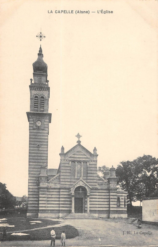 Carte postale ancienne La Capelle L'Eglise à La Capelle