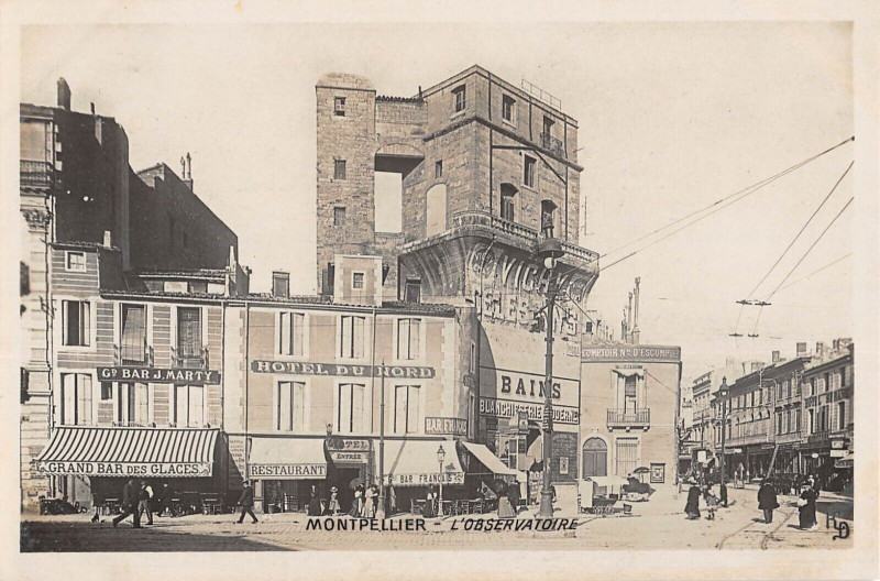 Carte postale ancienne Montpellier Observatoire à Montpellier