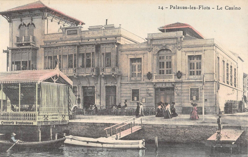 Carte postale ancienne Palavas Les Flots Le Casino à Palavas-les-Flots