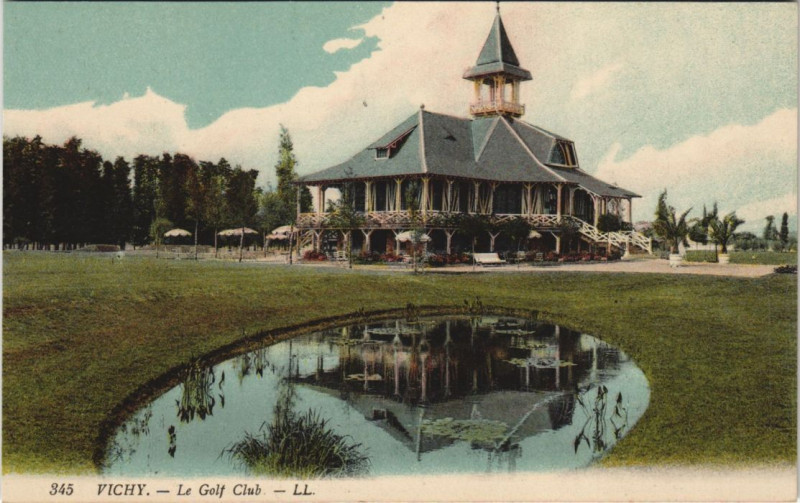 Carte postale ancienne Vichy Le Golf Club à Vichy