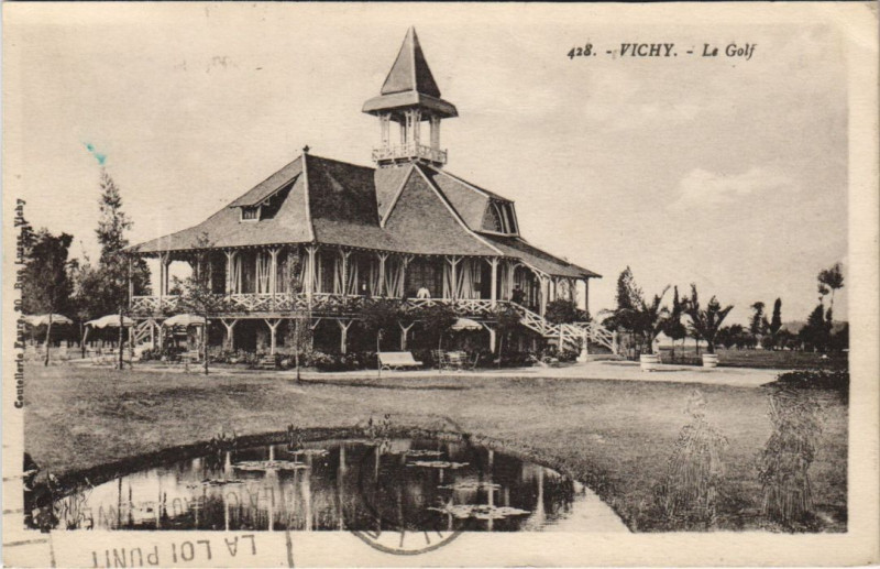 Carte postale ancienne Vichy Le Golf à Vichy