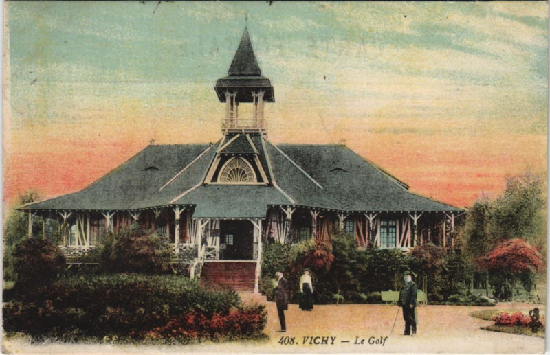 Carte postale ancienne Vichy Le Golf à Vichy